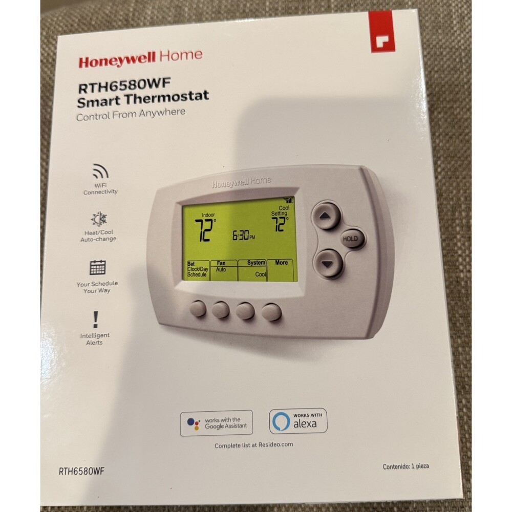 Honeywell RTH6580WF1001 Wi-Fi 7-Day Programmable Smart Thermostat